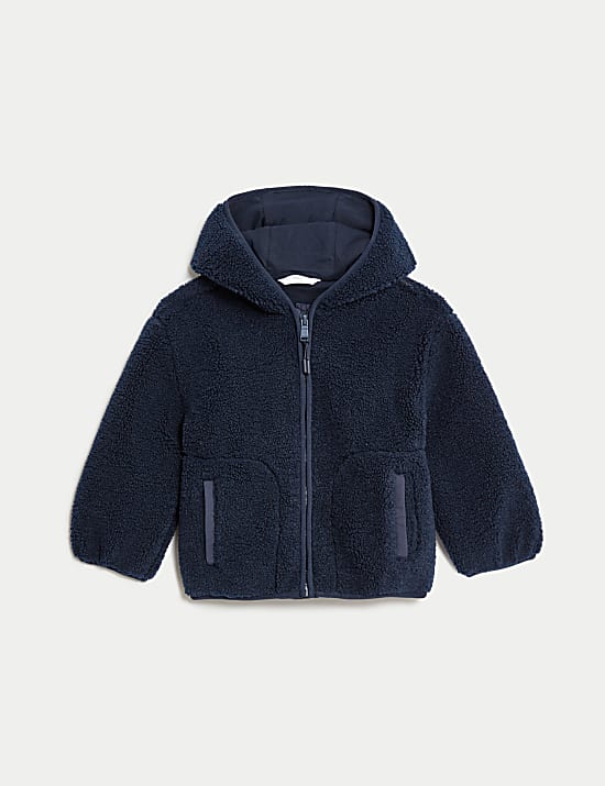 Fleece Zip Through Hooded Top (2-8 Yrs)