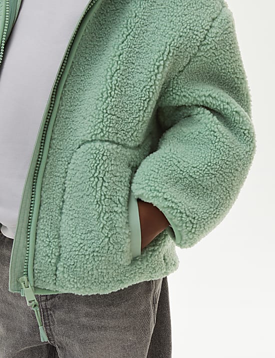 Fleece Zip Through Hooded Top (2-8 Yrs)