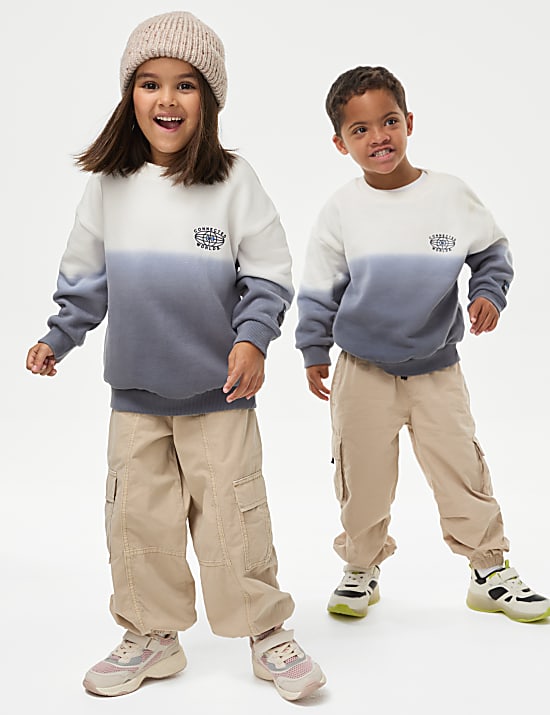 Cotton Rich Ombre Sweatshirt (0-16 Yrs)