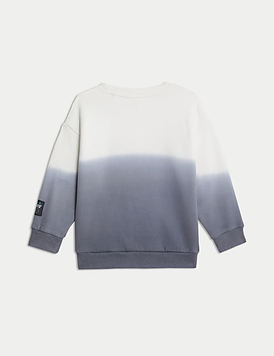Cotton Rich Ombre Sweatshirt (0-16 Yrs)