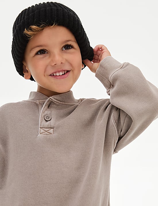 Sweat-shirt en coton (du 2&nbsp;au 8&nbsp;ans)