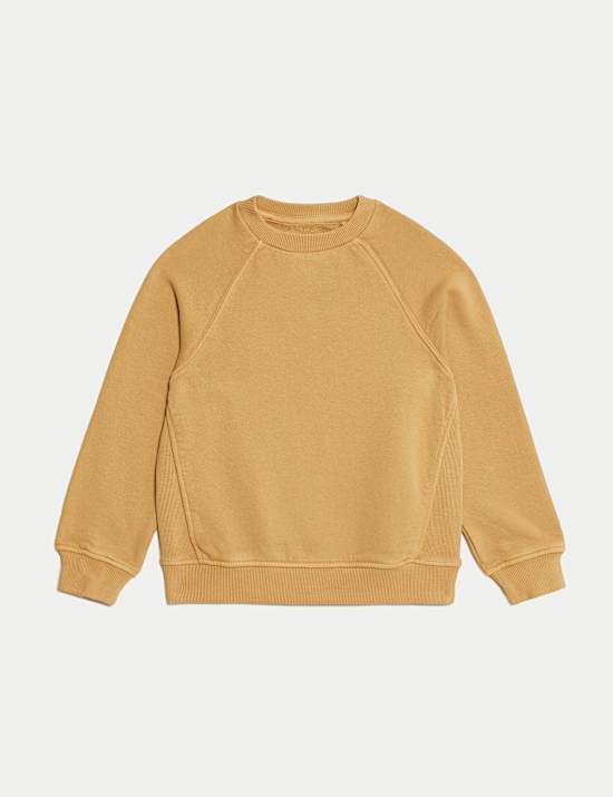 Sweat-shirt 100&nbsp;% coton côtelé (du 2&nbsp;au 8&nbsp;ans)