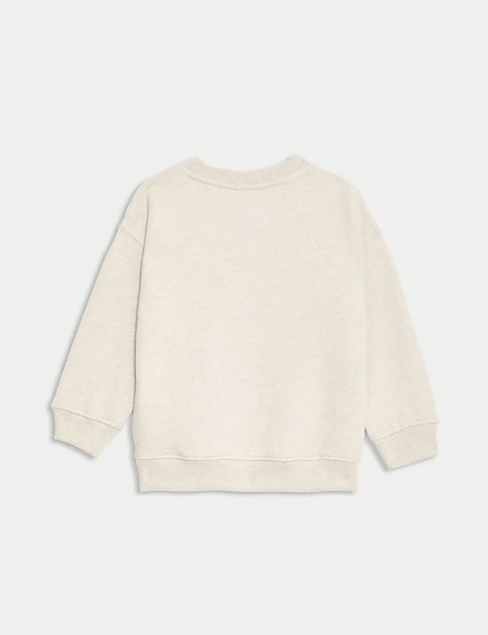 Sweatshirt mit hohem Baumwollanteil und Tigermuster (2&ndash;8 J.)