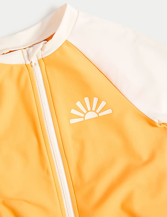 Colourblock  3/4 Sleeve All In One (2-8 Yrs)