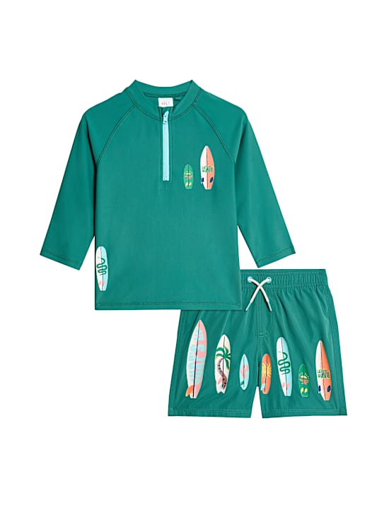 2pc Surf Long Sleeve Swim Set (2-8 Yrs)