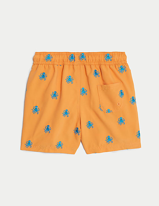 Embroidered Swim Shorts (2-8 Yrs)