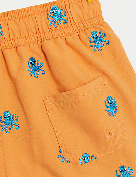 Embroidered Swim Shorts (2-8 Yrs)