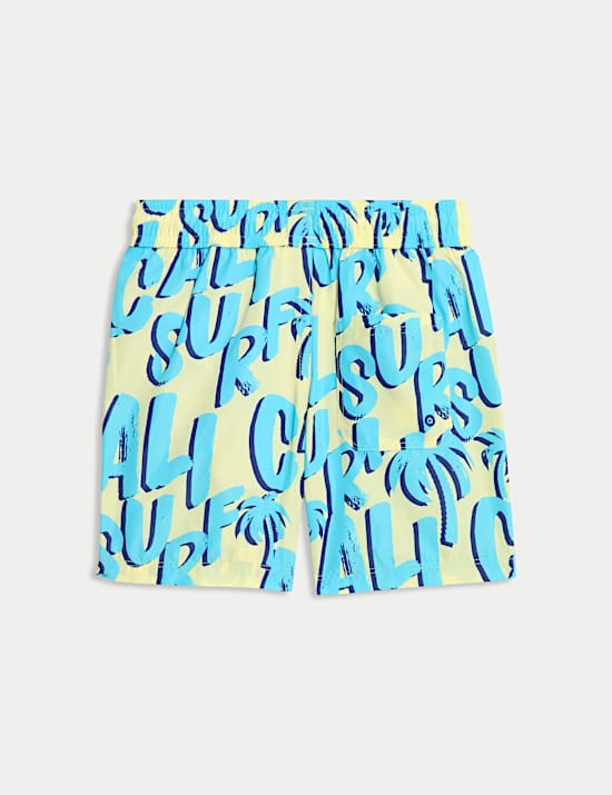 Badeshorts mit Cali Surf Print (2–8 J.)