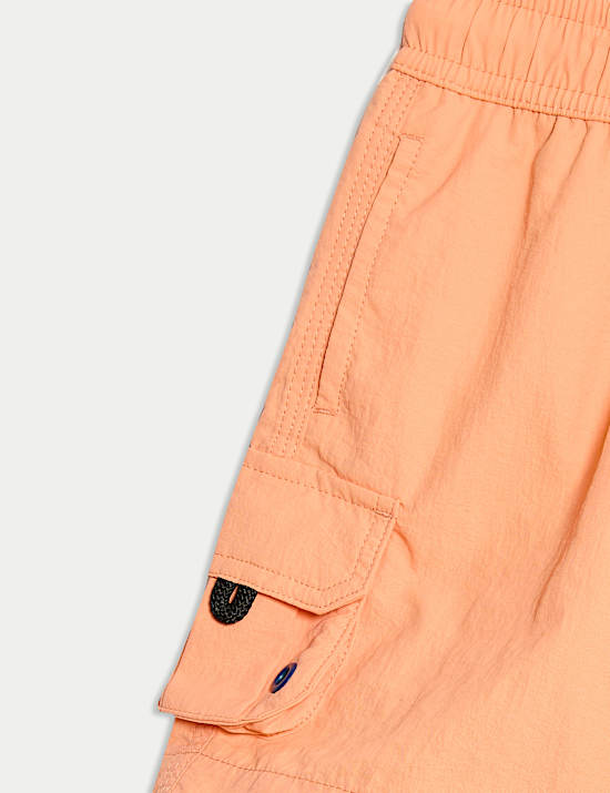 Cargo-Schwimm-Shorts aus Denim (2–8 J.)