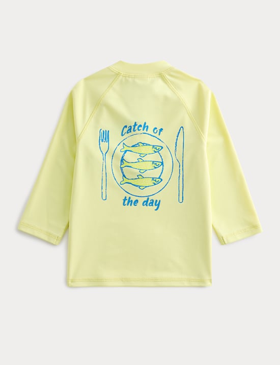 2 Piece Sardine Printed Swim Set (2-8 Yrs)