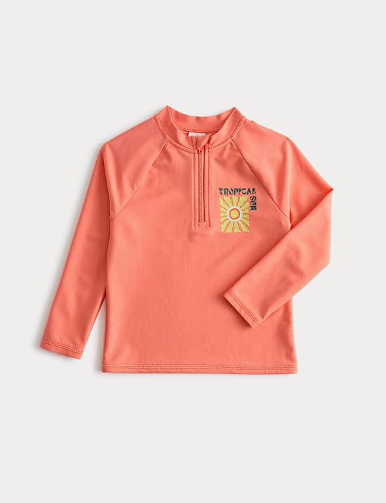Tropical Sun Graphic Rash Vest (2-8 Yrs)