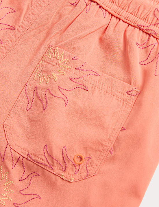 Sun Embroidered Swim Shorts (2-8 Years)