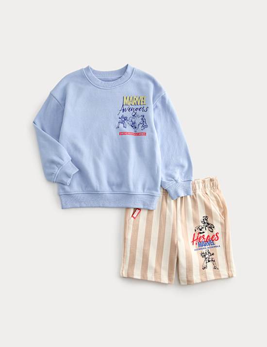 Cotton Rich Marvel&trade; Outfit (2-8 Yrs)