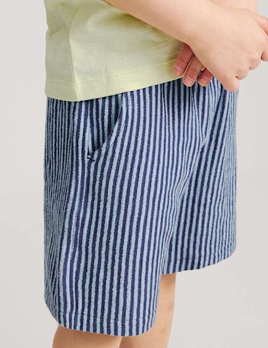 Ensemble 2 pi&egrave;ces t-shirt et short 100 % coton (du 2 au 8 ans)