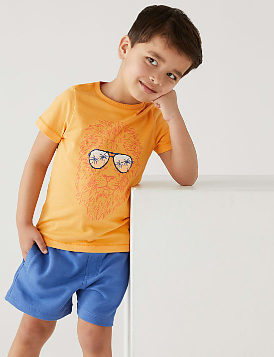 Pure Cotton Lion T-Shirt