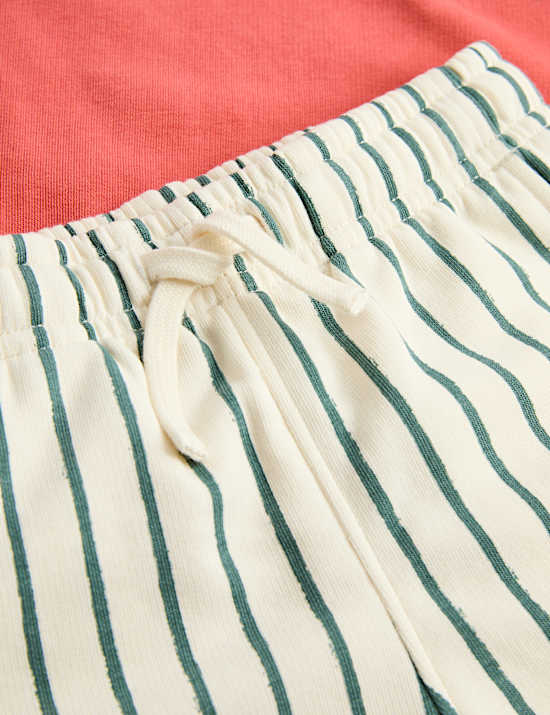 2 Piece Cotton Rich Striped Outfit (2-8 Yrs)