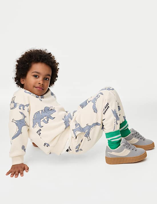 Ensemble 2 pièces en coton à motif dinosaure (du 1 au 16 ans)