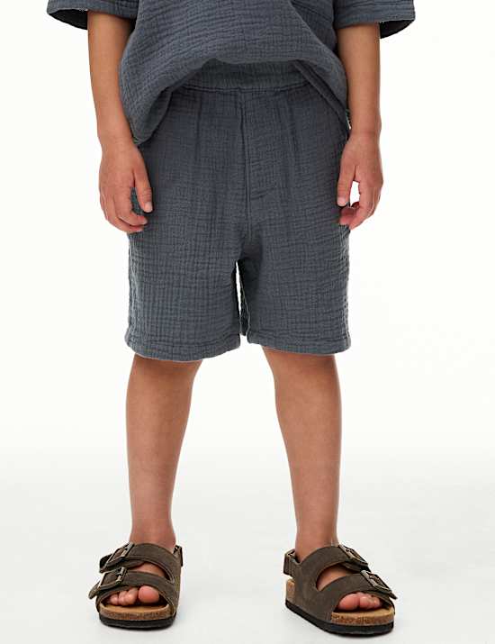 2pc Pure Cotton Top and Shorts Set (2-8 Yrs)