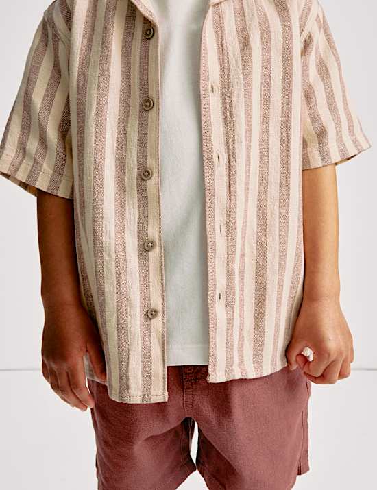 3pc Linen Top & Bottom Outfit (2-8 Yrs)