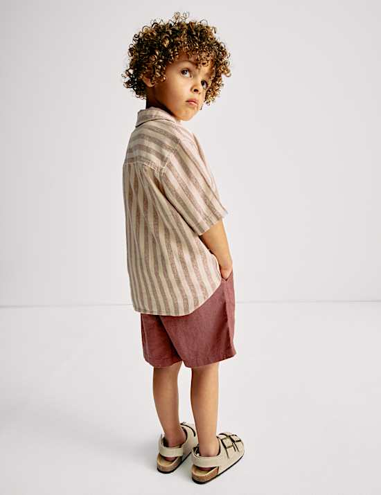 3pc Linen Top & Bottom Outfit (2-8 Yrs)