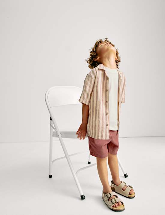 3pc Linen Top & Bottom Outfit (2-8 Yrs)