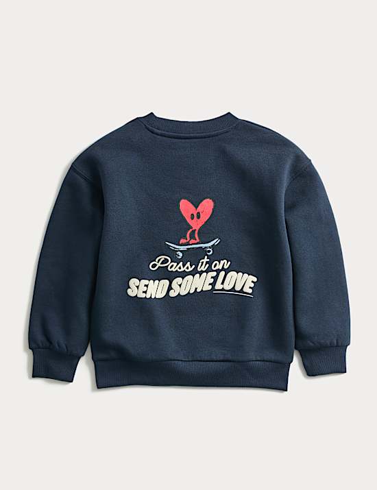 2 Piece Heart Print Top & Bottom Outfit (2-8 Yrs)