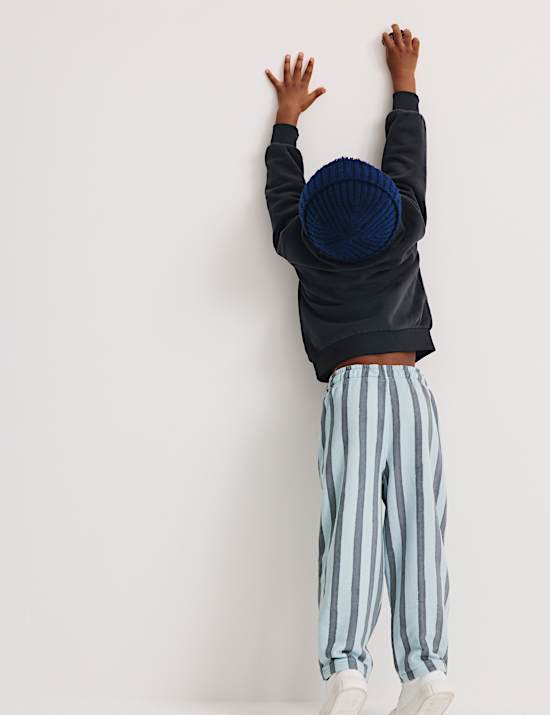 2-teiliges gestreiftes Outfit mit hohem Baumwollanteil (1&ndash;8 J.)