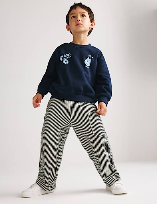 2 Piece Cotton Rich Noodle Graphic Outfit (2-8 Yrs)