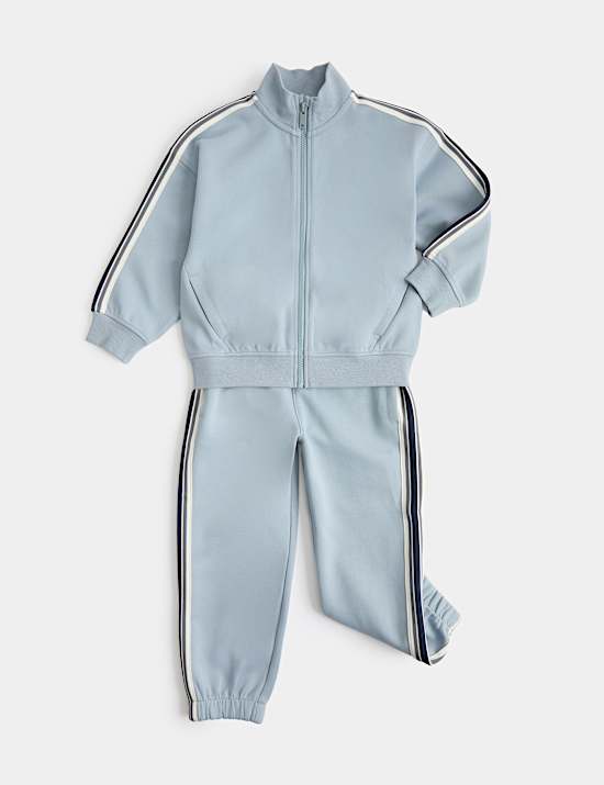 2 Piece Cotton Rich Side Taped Outfit (2-8 Yrs)