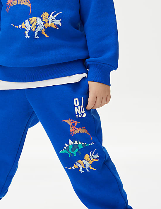 Cotton Rich Dinosaur Joggers (2-8 Yrs)