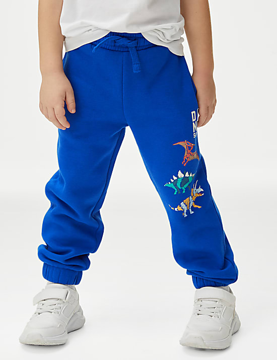 Cotton Rich Dinosaur Joggers (2-8 Yrs)