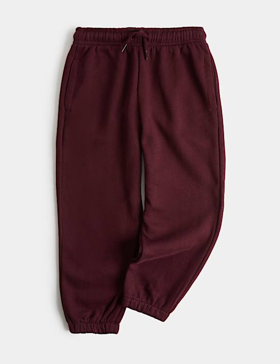 Cotton Rich Plain Joggers (2-8 Yrs)