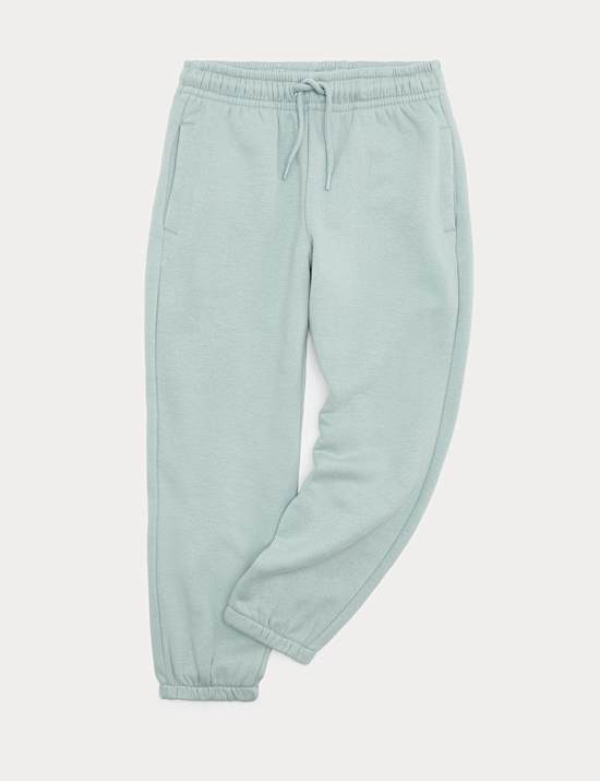 Cotton Rich Plain Joggers (2-8 Yrs)