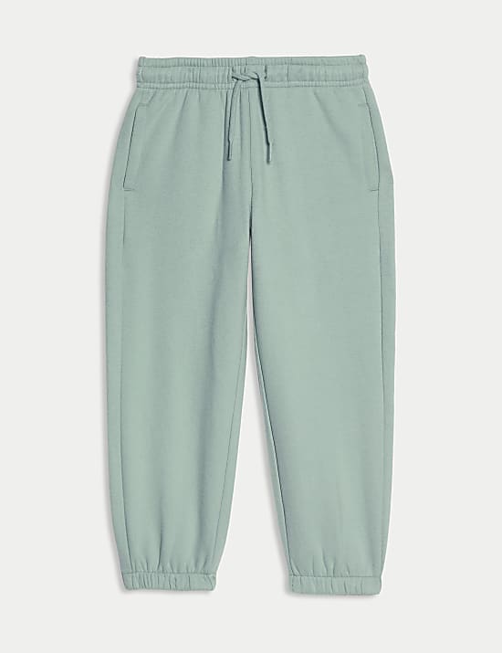 Cotton Rich Plain Joggers (2-8 Yrs)