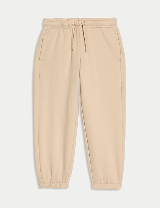 Pantalones de deporte lisos de algodón (2-8&nbsp;años)