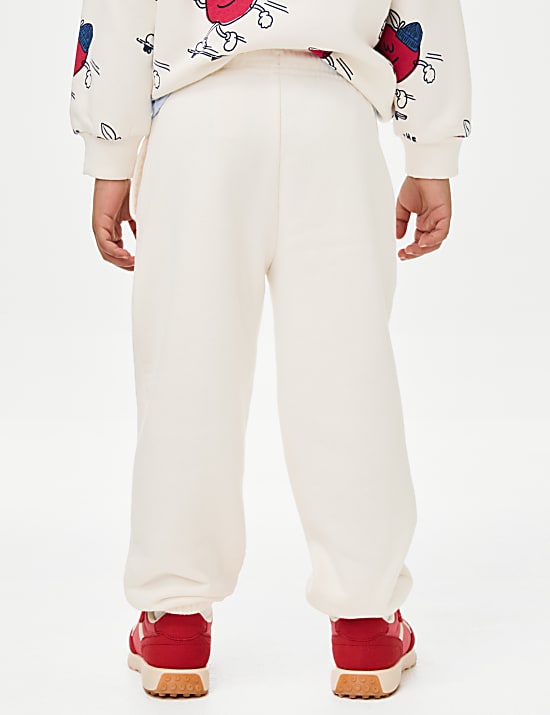 Cotton Rich Apple Print Joggers (2-8 Yrs)