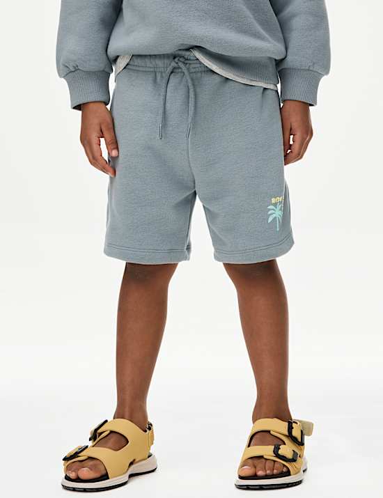 Cotton Rich Graphic Shorts (2-8 Yrs)