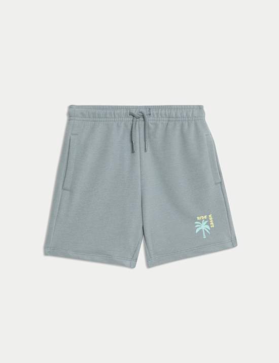 Cotton Rich Graphic Shorts (2-8 Yrs)