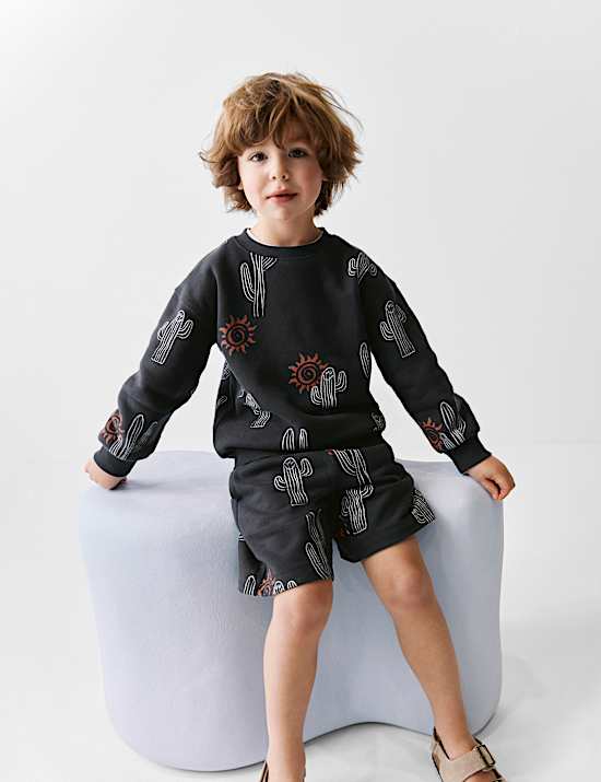 Cotton Rich Cactus Shorts (2-8 Yrs)
