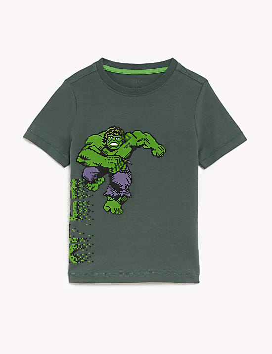 Pure Cotton Hulk&trade; T-Shirt (2-7 Yrs)