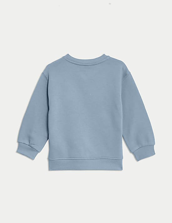 Cotton Rich Plain Sweatshirt (2-8 Yrs)