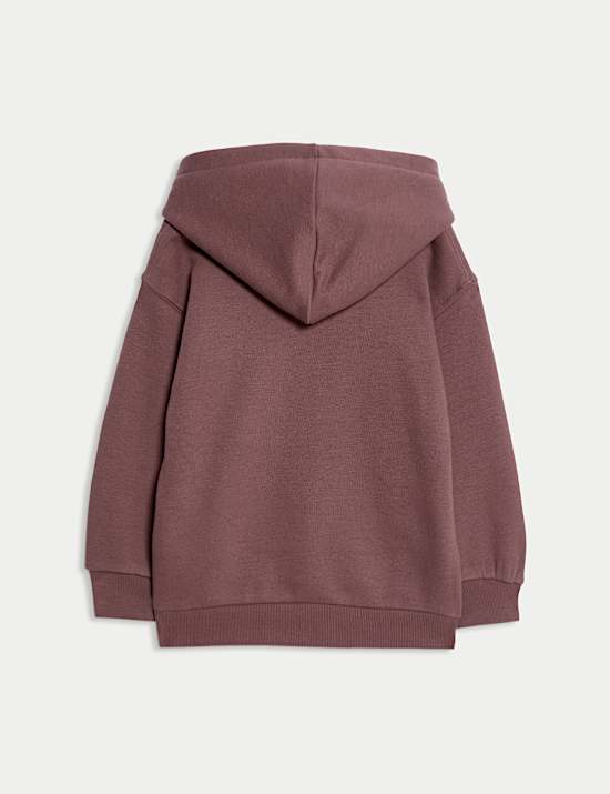 Cotton Rich Plain Hoodie (2-8 Yrs)