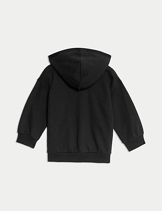 Cotton Rich Zip Hoodie (2-8 Yrs)
