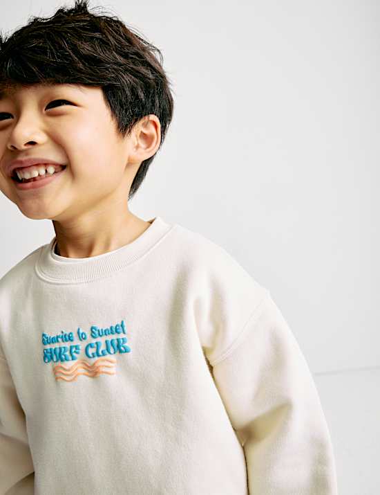 Cotton Rich Surf Club Sweatshirt (2-8 Yrs)