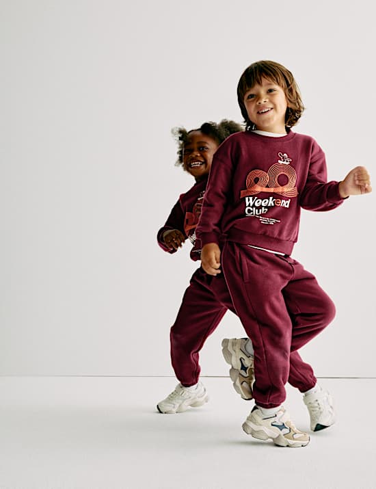 Cotton Rich Graphic Sweatshirt (2-8 Yrs)