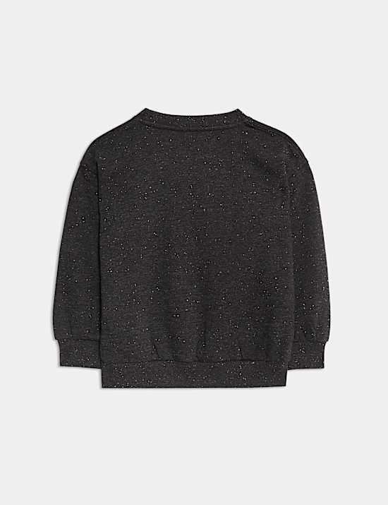 Cotton Rich Nepped Sweatshirt (2-8 Yrs)