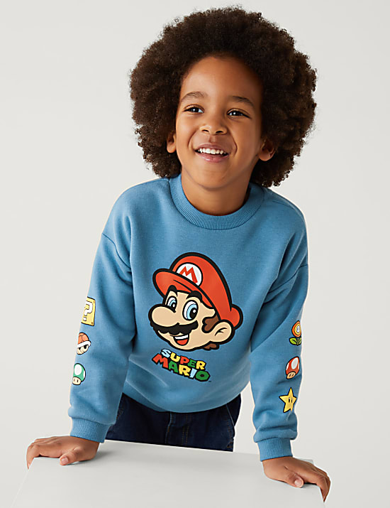 Cotton Rich Super Mario&trade; Sweatshirt