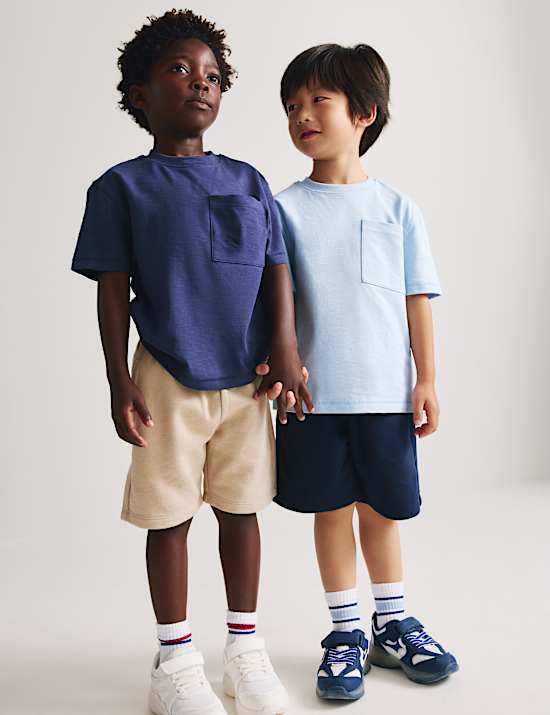 5 Pack Cotton Rich Shorts (2-8 Yrs)