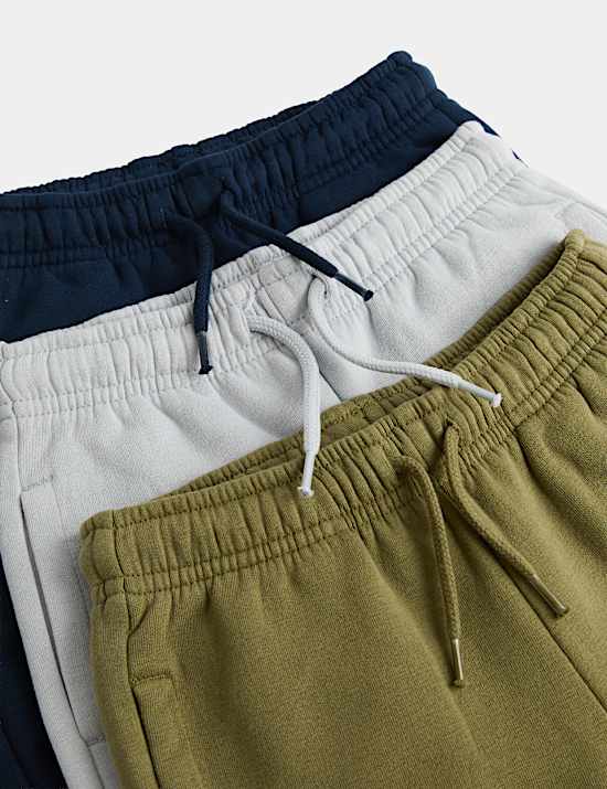 3 Pack Cotton Rich Joggers (2-8 Yrs)