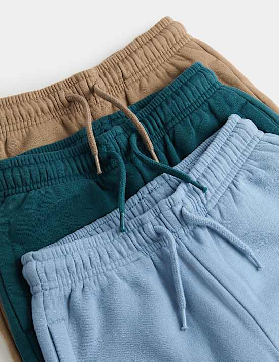 3 Pack Cotton Rich Joggers (2-8 Yrs)